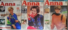 Anna Magazines x THREE (1991-1996) Burda knitting & needlecrafts (inc patterns)