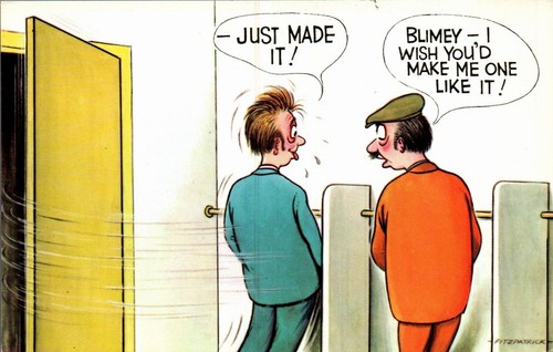 Vintage comic postcard - vintage,