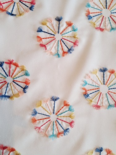 Villa nora firecracker fabric - firecracker,