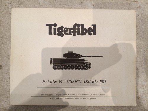 Original tiger tank manual - tank,