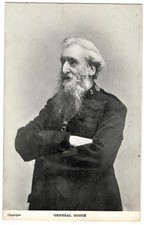 Postcard - General Booth, Salvation Army Founder.