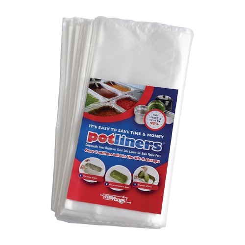 Nisbets pot liners for - 1/6,