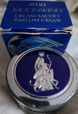 Avon Vintage Cream Sachet Parfum Creme Moonwind Boxed EMPTY 