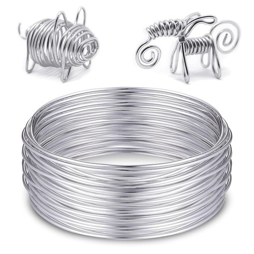 Aluminium craft wire 50mm - aluminium,