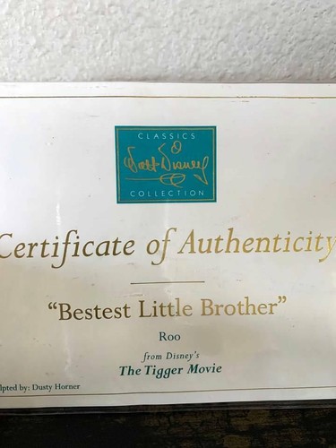 Wdcc disney certificate - wdcc, of