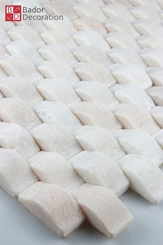 Marbled mosaic mosaic tiles