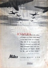 MILES Aircraft Ltd Vintage Original WW2 ADVERT 1944 Print 674/21