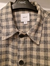 NEXT Mens Black Check