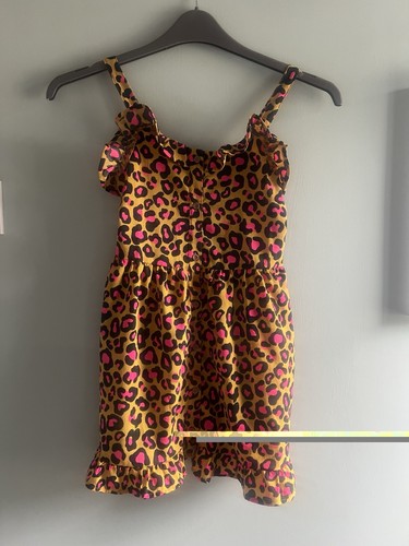 Next girls dress pink leopard - dress,