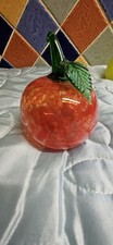 Red Apple Glass Ornament
