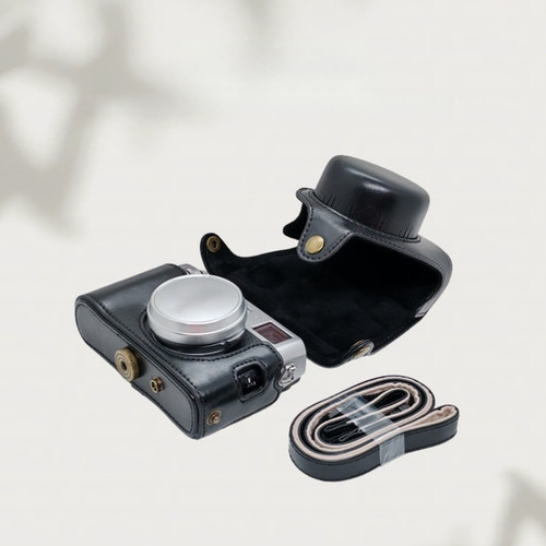 Leather camera case designed - leather,