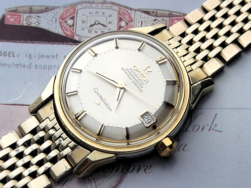 Vintage 14k ss omega - vintage, /