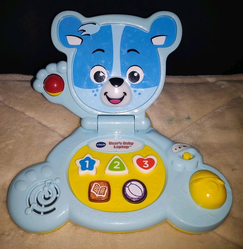 Vtech bear baby laptop - vtech, bear's