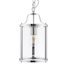 Modern Chrome Lantern Ceiling