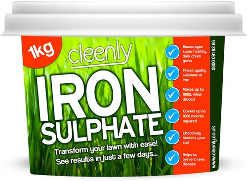 Cleenly iron sulphate - sulphate, grass