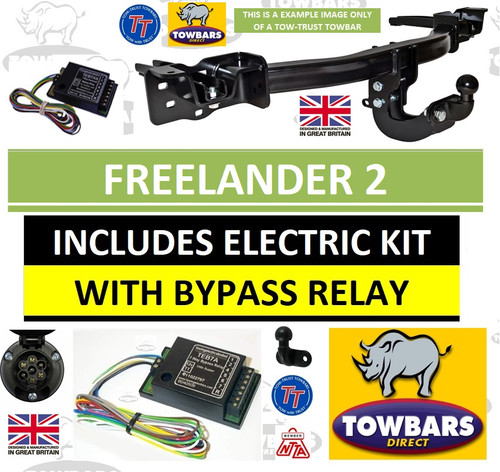 Flange towbar for land rover - land,