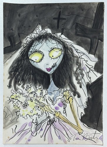Tim burton drawing - burton, (handmade)