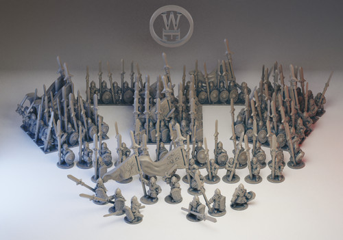 White tree militia 10mm - white,