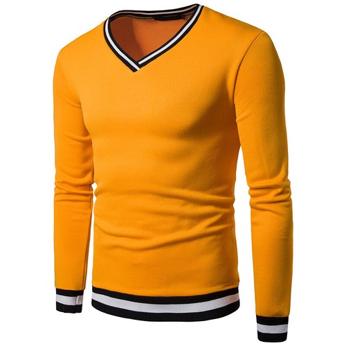 Mens sweatshirt neck jumper - v,