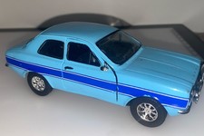 Saico 1/32 Scale Ford Escort In Blue die cast model car