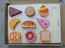 Jacques Craftsman Let's Pretend Bakery Board Wooden Play set Age 3+