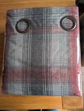 NEXT THERMAL CURTAINS GREY/RED
