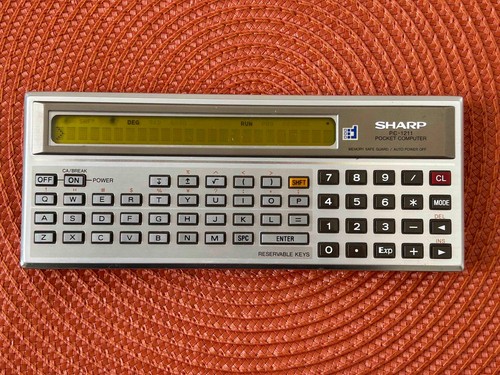 Sharp 1211 pocket computer - sharp,