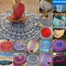 Indian Mandala Tapestry Throw