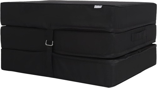 Foldable bed single - foldable, mattress