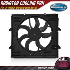 Front Radiator Fan Engine