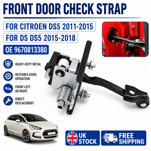 Door check strap front left - strap, or