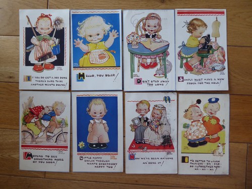 Postcards vintage mabel lucie - postcards,