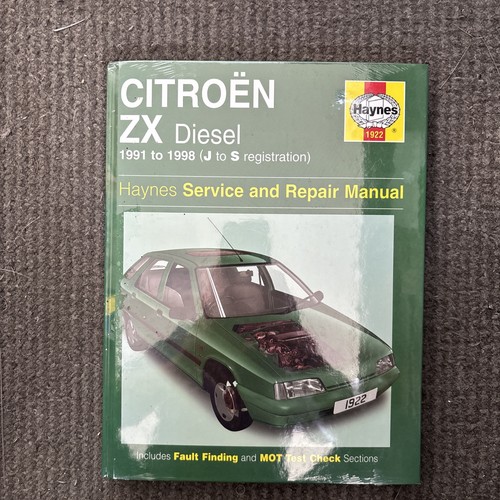 Haynes workshop manual - haynes, citroen