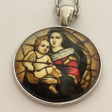 Madonna child religious - &,