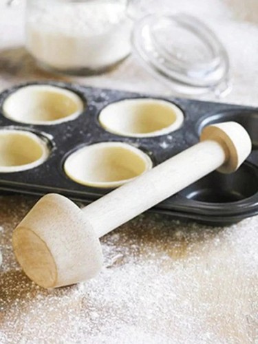1pc wood egg tart - egg,