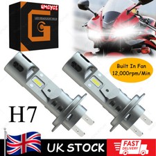 For Honda Cbr600rr 2003-2016 2x H7 Led Motorcycle Headlights Bulb 6000k White Z7