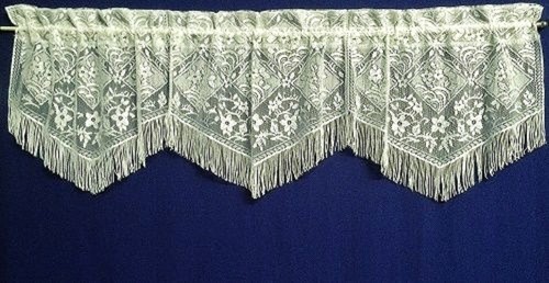 Chantilly lace valance - lace,