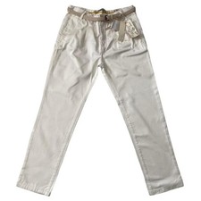 Zara White capri jeans mid
