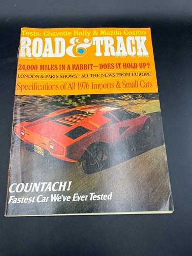 Road track magazine - magazine, february