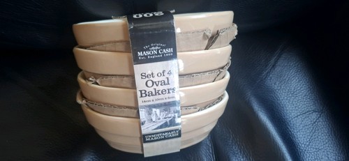 Mason cash set 4 oval - mason, of
