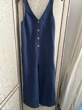 Top Shop Blue Jumpsuit Size 6