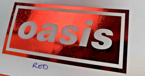 Oasis setlist print - -,