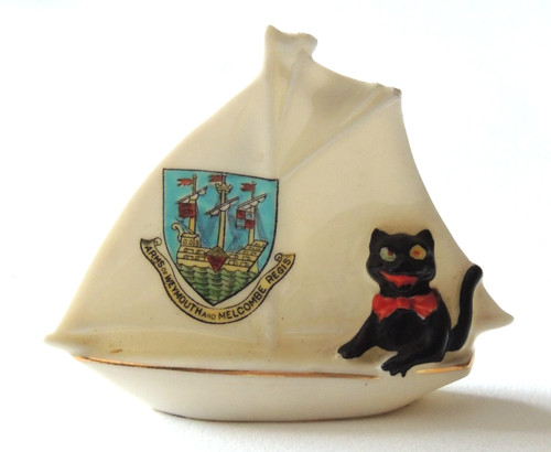 Arcadian crested china black - crested,