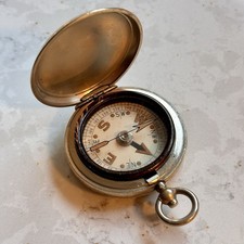 Vintage Military Field Compass WW1 WW2 Era