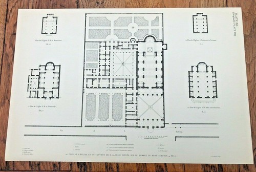 1928 print edifices - edifices, rome