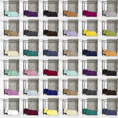 Plain dyed duvet cover - dyed, quilt