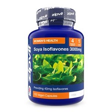 Soya Isoflavones 3000mg, High Strength Vegan Support for Well-Being