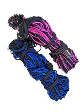 Two Tone  haynet for horse Netted  Holed Hungry Feeder Hay Haylage Net PACK OF 2