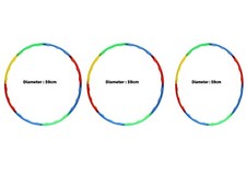 1-3Pk Kids Plastic Hula Hoop