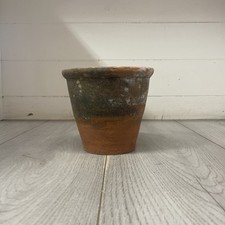 Vintage Hand Thrown Terracotta Pot 15cm X 15cm X 13cm P100
